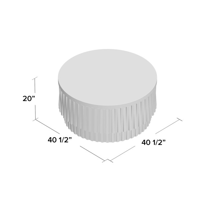 Global Views Round Teeter Totter Stone Cocktail Table Wayfair